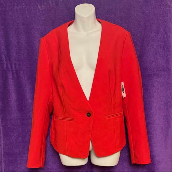 Old Navy Jackets & Blazers - Old Navy Women's Vibrant Red Blazer